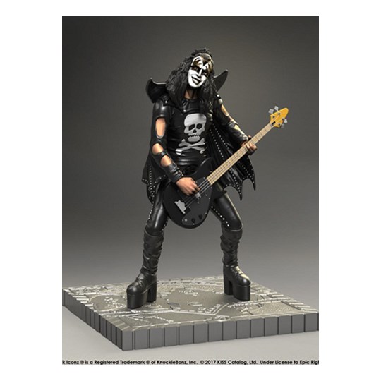 Estátua Kiss The Demon - Hotter Than Hell KnuckleBonz - Rock Iconz Statue