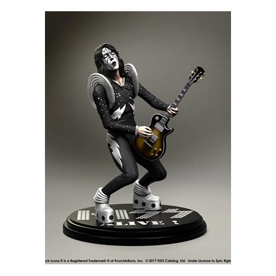 Estátua Kiss The Spaceman - Alive! KnuckleBonz - Rock Iconz Statue