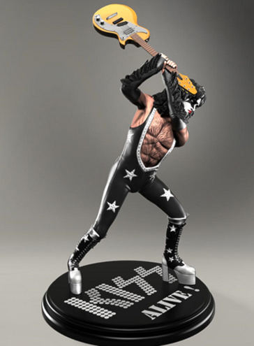 Estátua Kiss The Starchild - Alive! KnuckleBonz - Rock Iconz