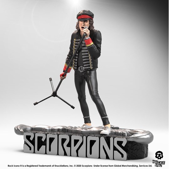 Estátua Klaus Meine Knucklebonz - Scorpions - Rock Iconz Statue