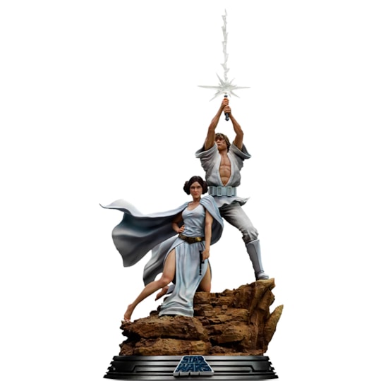 Estátua Luke and Leia Deluxe Art Scale 1/10 - Star Wars - Iron Studios