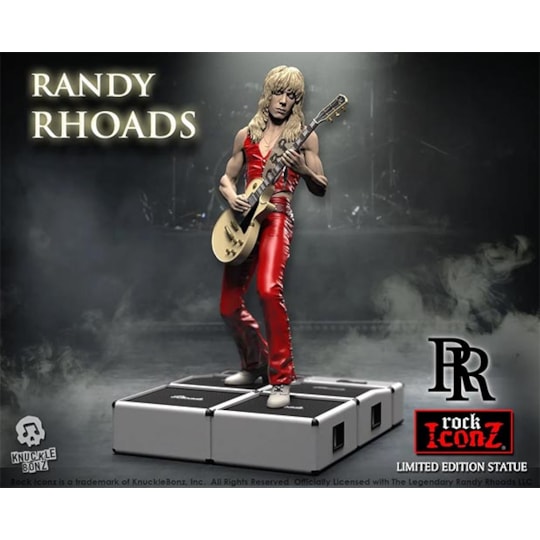 Estátua Randy Rhoades III - Ozzy Osbourne - Rock Iconz Statue - Knucklebonz