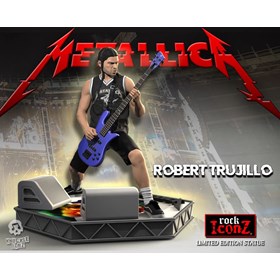Estátua Robert Trujillo Knucklebonz - Metallica - Rock Iconz Statue