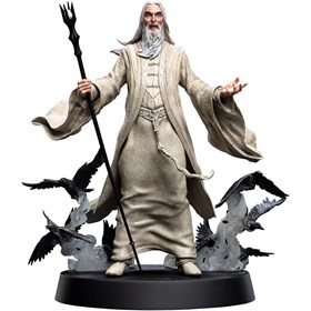 Estátua Saruman Figures of Fandom - O Senhor dos Anéis - Lord of the Rings - Weta Workshop
