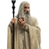 Estátua Saruman The White Small Polystone - O Senhor dos Anéis - The Lord of the Rings - Weta Workshop