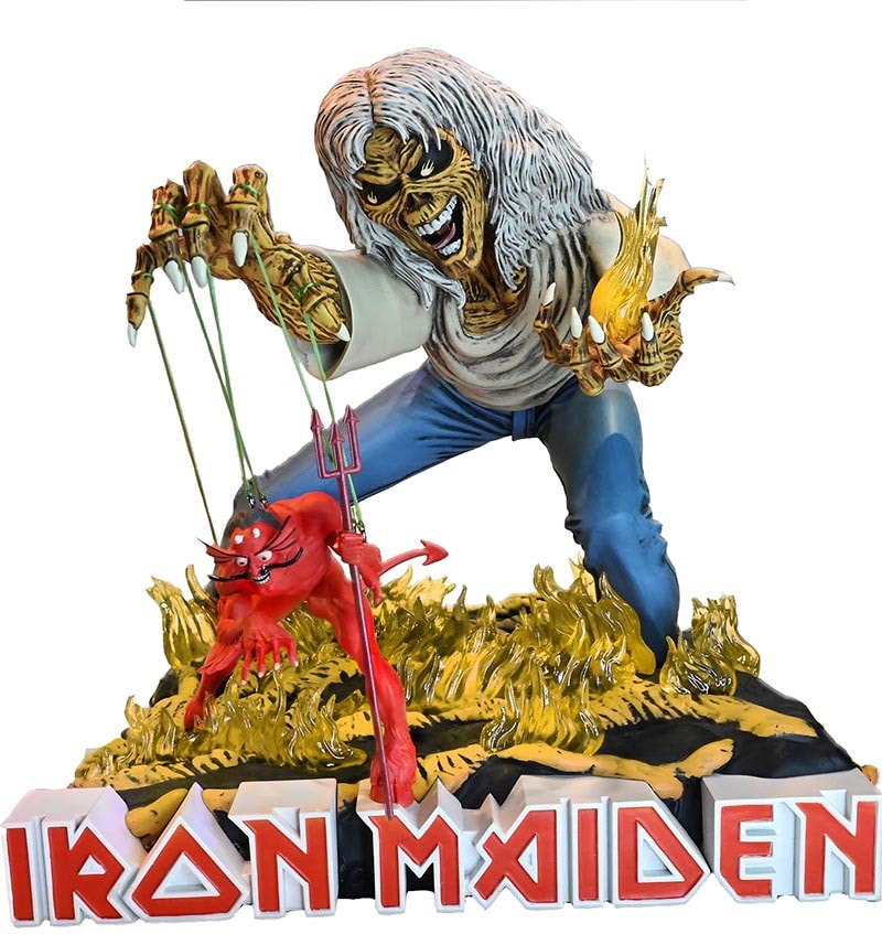 Estátua The Number of the Beast - Iron Maiden - Rock Iconz