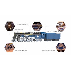 Expresso Polar Steel color electrical model constructor kit - Metal Time