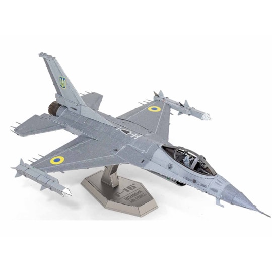 F-16 Ukrainian Air Force Kit de Montar de Metal - Metal Earth - Fascinations