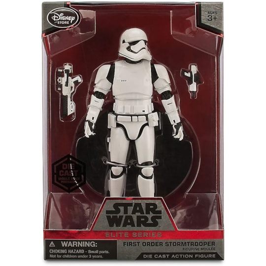 First Order Stormtrooper Die Cast Action Figure Elite Series Star Wars Disney Store