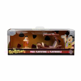 Fred Flintstone with Flintmobile Escala 1/32 - Flintstones - Jada Toys