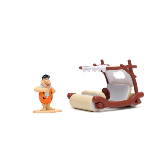 Fred Flintstone with Flintmobile Escala 1/32 - Flintstones - Jada Toys