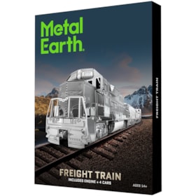 Freight Train Set Kit de Montar de Metal - Metal Earth - Fascinations