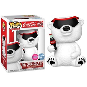 Funko Pop 90s Coca-Cola Polar Bear #158 - Flocked Special Edition - Coca-Cola