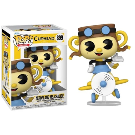 Funko Pop Aeroplane Ms Chalice #899 - Cuphead