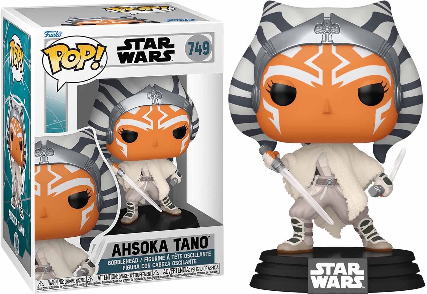Funko Pop Ahsoka Tano #749 - Star Wars - Geek Fanaticos