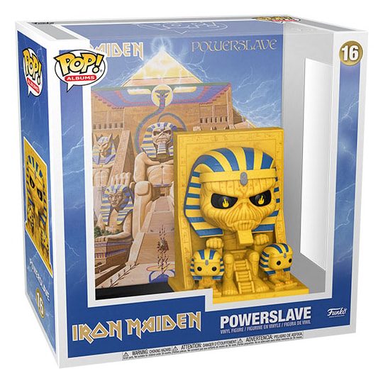 Funko Pop Albuns Powerslave Eddie #16 - Pop Rocks! - Iron Maiden