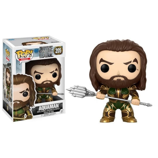 Funko Pop Aquaman #205 - A Liga Da Justiça - DC Comics
