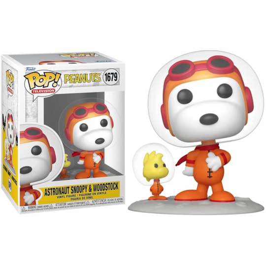 Funko Pop Astronaut Snoopy & Woodstock #1679 - Peanuts
