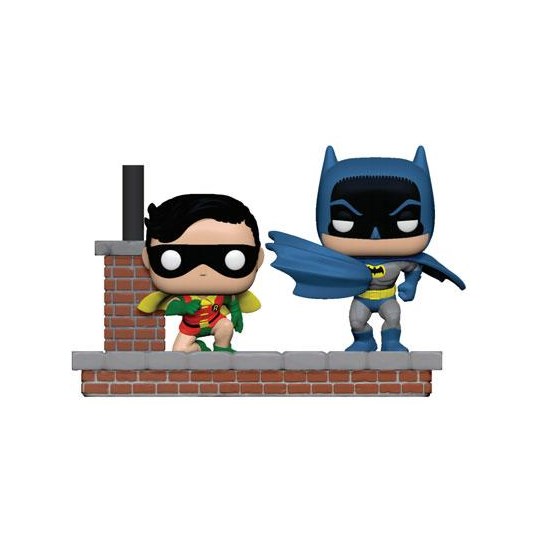 Funko Pop Batman and Robin #281 - Comic Moments 1972 80th Anniversary - DC - Heroes