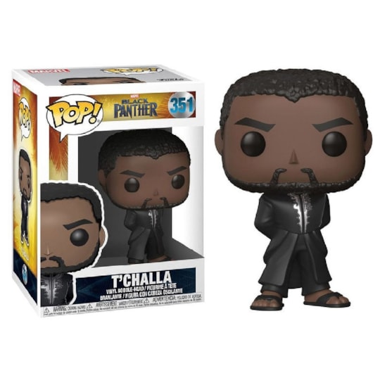 Funko Pop Black Panther Black Robe #351 - Pantera Negra - Marvel