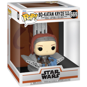 Funko Pop Bo-Katan Kryze on the throne #669 - Mandalorian - Star Wars