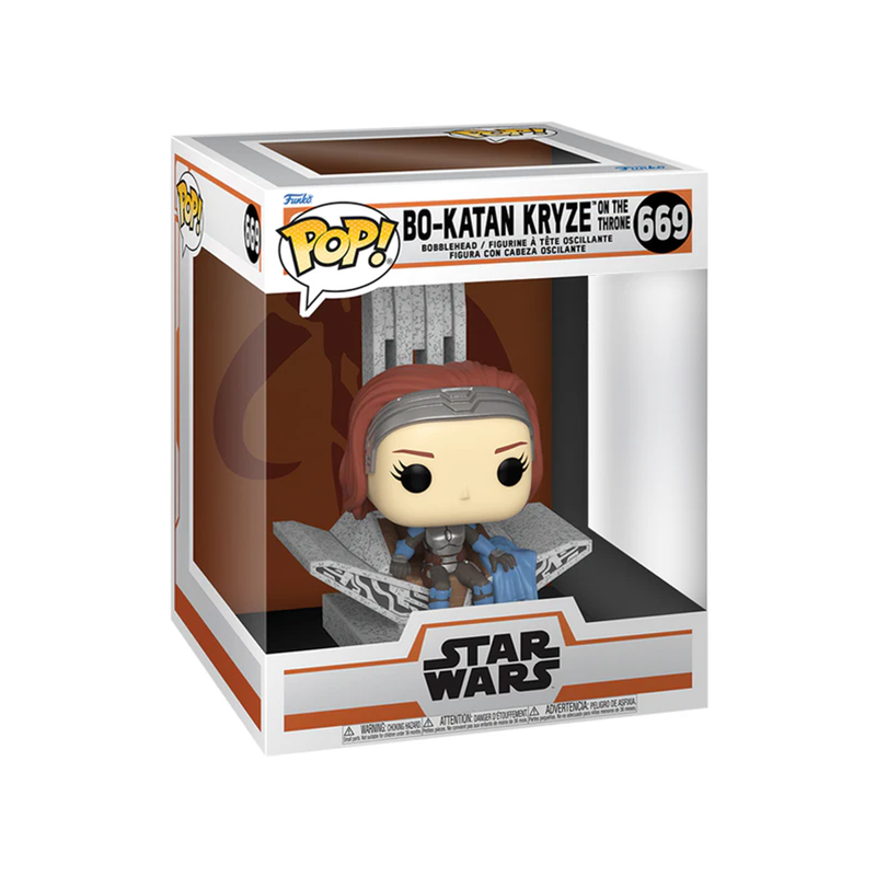 Star Wars: Clone Wars - Bo-Katan Funko Pop! - Figura in vinile con custodia protettiva compatibile con Pop Box