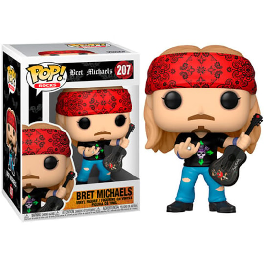 Funko Pop Bret Michaels #207 - Poison - Pop Rocks!