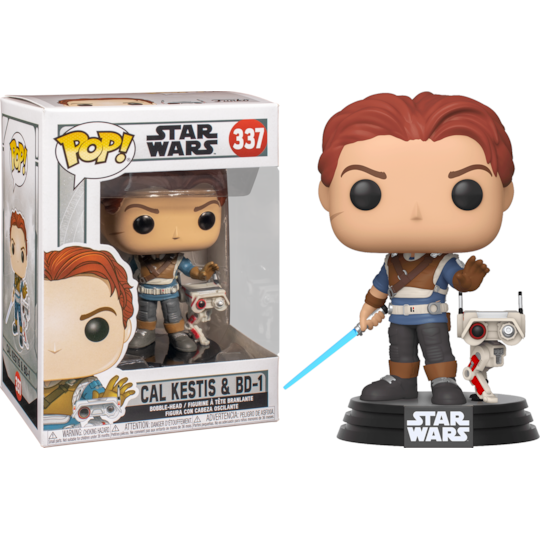 Funko Pop Cal Kestis with BD-1 #337 - Jedi Fallen Order - Star Wars