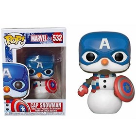 Funko Pop Cap Snowman #532 Holiday Captain America - Marvel