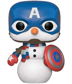Produto Funko Pop Cap Snowman #532 Holiday Captain America - Marvel