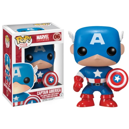 Funko Pop Captain America #06 Capitão América - Marvel
