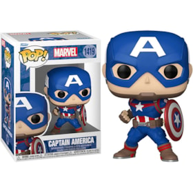 Funko Pop Captain America Capitão América #1419 - Marvel New Classics