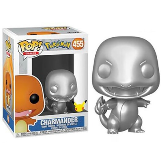 Funko Pop Charmander Silver #455 - Pokemon