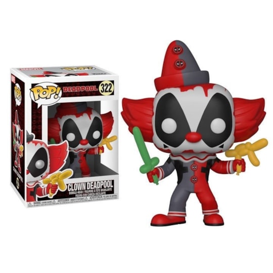 Funko Pop Clown Deadpool #322 - Deadpool Parody - Marvel