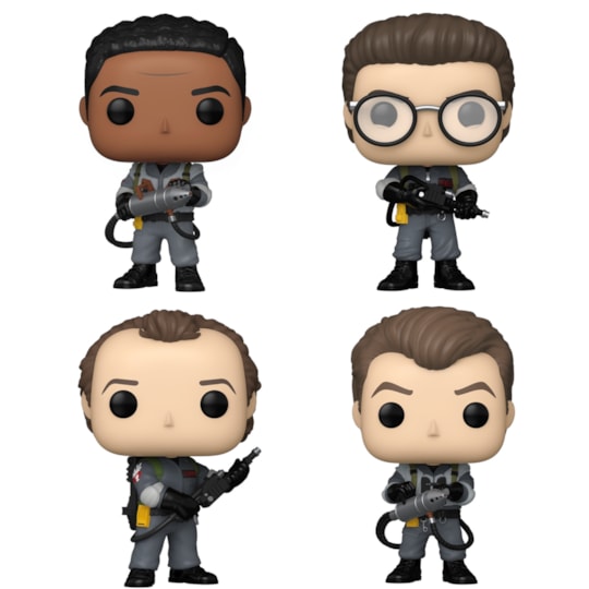 Funko Pop Conjunto Ghostbusters II Venkman Ray Egon Winston #1882 #1883 #1884 #1885 - Os Caça-Fantasmas