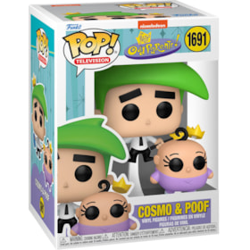 Funko Pop Cosmo with Poof #1691 - Padrinhos Mágicos - Fairly Odd Parents