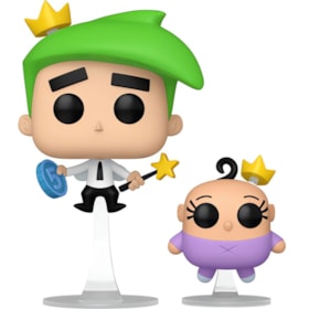 Funko Pop Cosmo with Poof #1691 - Padrinhos Mágicos - Fairly Odd Parents