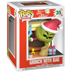 Funko Pop Deluxe Grinch with Bag #35 - Como o Grinch Robou o Natal? - How did Grinch steal Christmas?