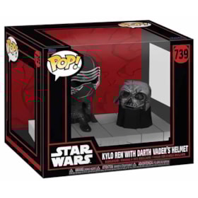 Funko Pop Deluxe Kylo Ren with Darh Vader's Helmet #739 - Star Wars