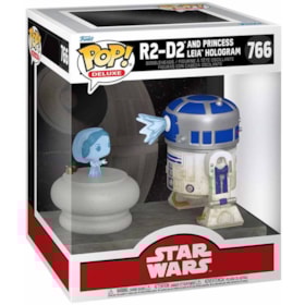 Funko Pop Deluxe R2-D2 with Princess Leia Hologram #766 - Star Wars
