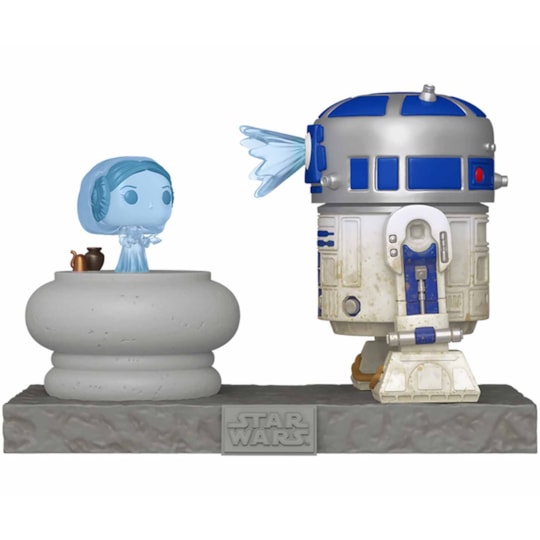 Funko Pop Deluxe R2-D2 with Princess Leia Hologram #766 - Star Wars