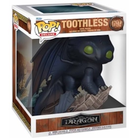 Funko Pop Deluxe Toothless #1792 15 cm - Banguela - Como Treinar seu Dragão