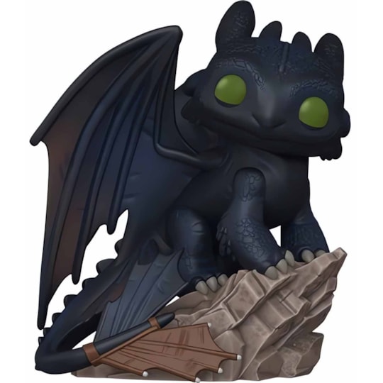Funko Pop Deluxe Toothless #1792 15 cm - Banguela - Como Treinar seu Dragão