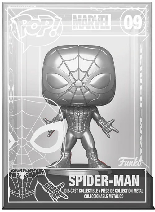 Funko Pop Die-Cast Spiderman Funko Shop Exclusive #09 Chase