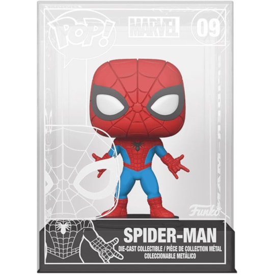 Funko Pop Die-Cast Spiderman Funko Shop Exclusive #09 - Homem-Aranha de Metal - Marvel