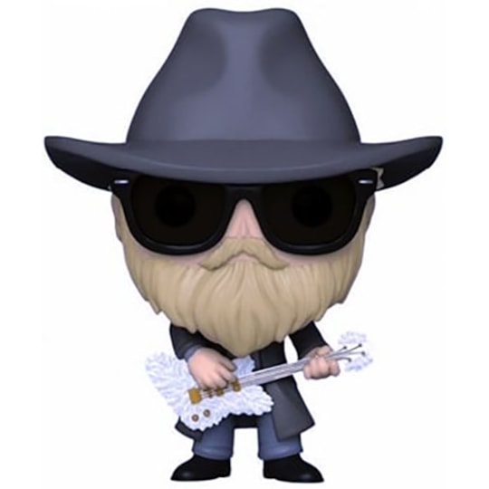 Funko Pop Dusty Hill (Flocked) #165 - ZZTop - Pop Rocks!