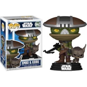 Funko Pop Embo & Keibu #842 - The Mandalorian and Grogu - Star Wars