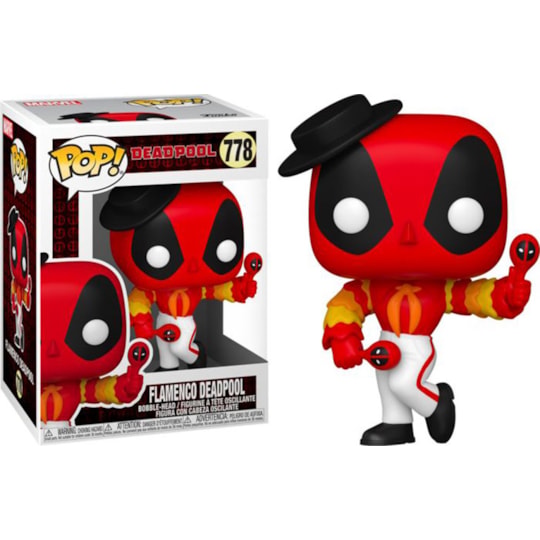 Funko Pop Flamenco Deadpool #778 - Deadpool 30th Anniversary - Marvel