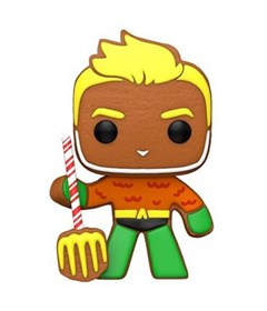 Produto Funko Pop Gingerbread Aquaman #445 - Holiday - Natal - Biscoito de Gengibre