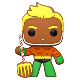 Funko Pop Gingerbread Aquaman #445 - Holiday - Natal - Biscoito de Gengibre